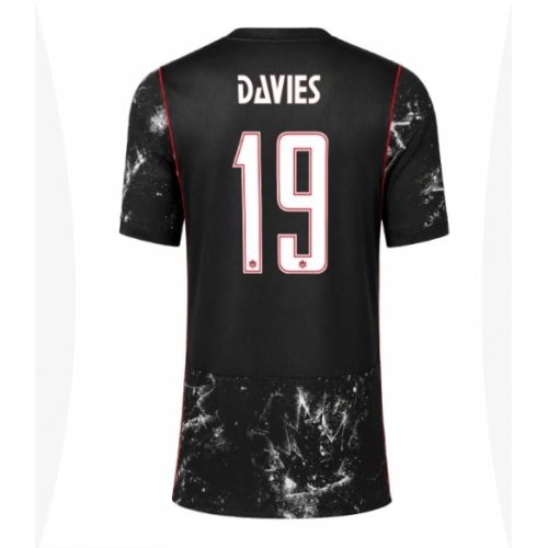 Billige Fotballdrakt Canada Alphonso Davies #19 Replika Bortedrakt Dame VM 2026 Kortermet Billige Fotballdrakt Canada Alphonso Davies #19 Replika Bortedrakt Dame VM 2026 Kortermet